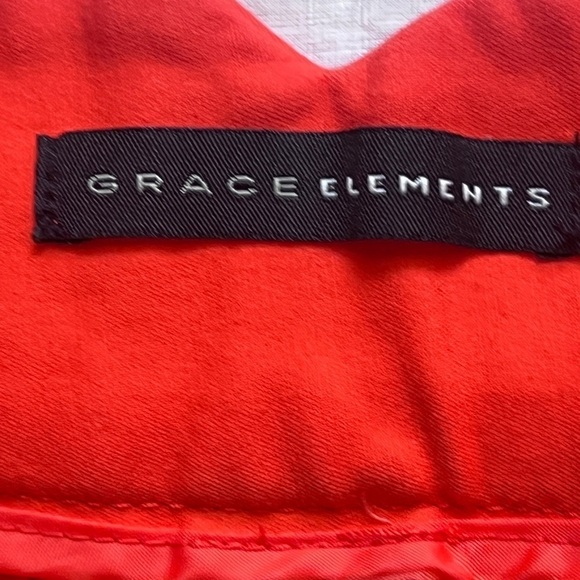 Grace Elements Orange Cropped Pants Sleek Design 314 - Picture 10 of 12